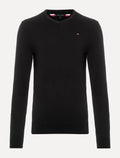 Suéter Tommy Hilfiger Masculino Signature V-Neck Preto