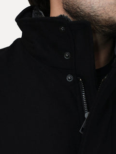 Casaco Calvin Klein Jeans Masculina Lã Alongado Preto