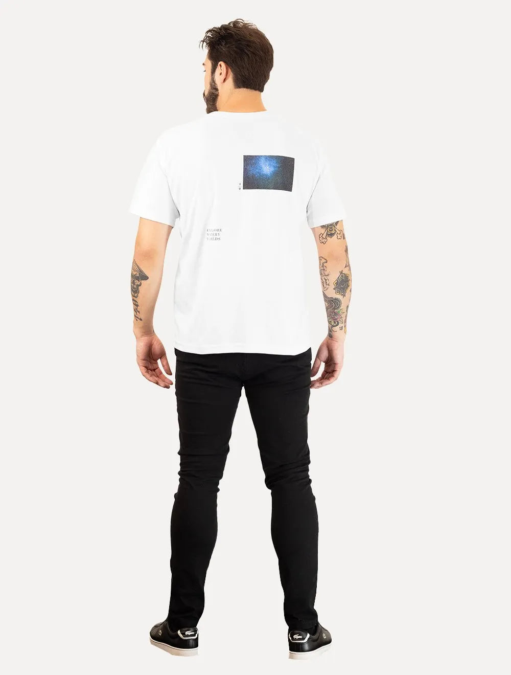 Camiseta Osklen Masculina Regular Big Shirt Watery Worlds Branca