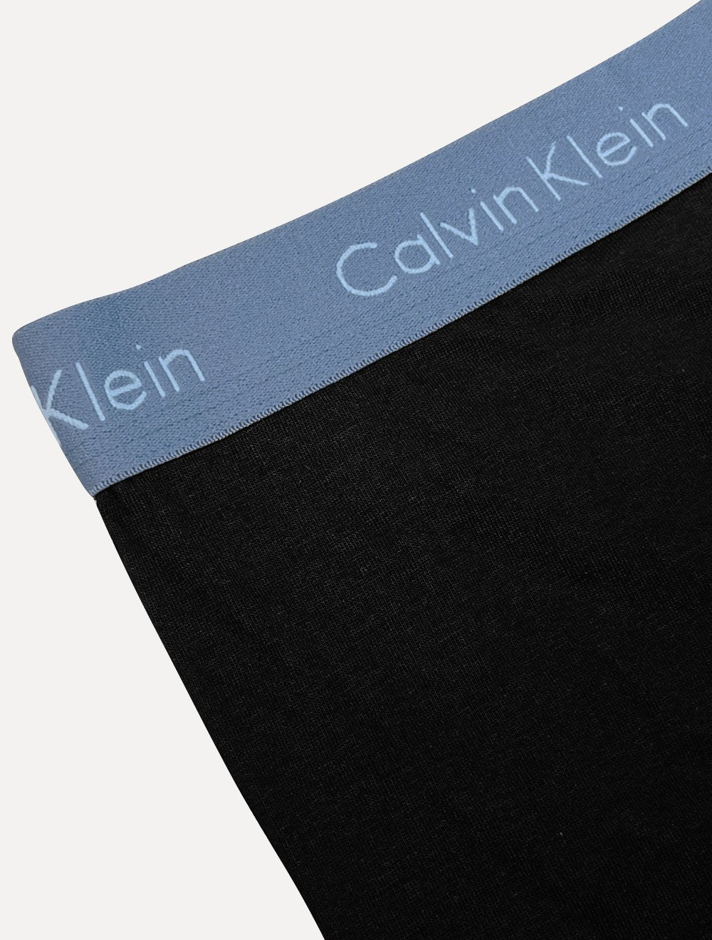 Cuecas Calvin Klein Low Rise Trunk Blue Print Branca/ Preta /Azul Marinho Pack 3UN