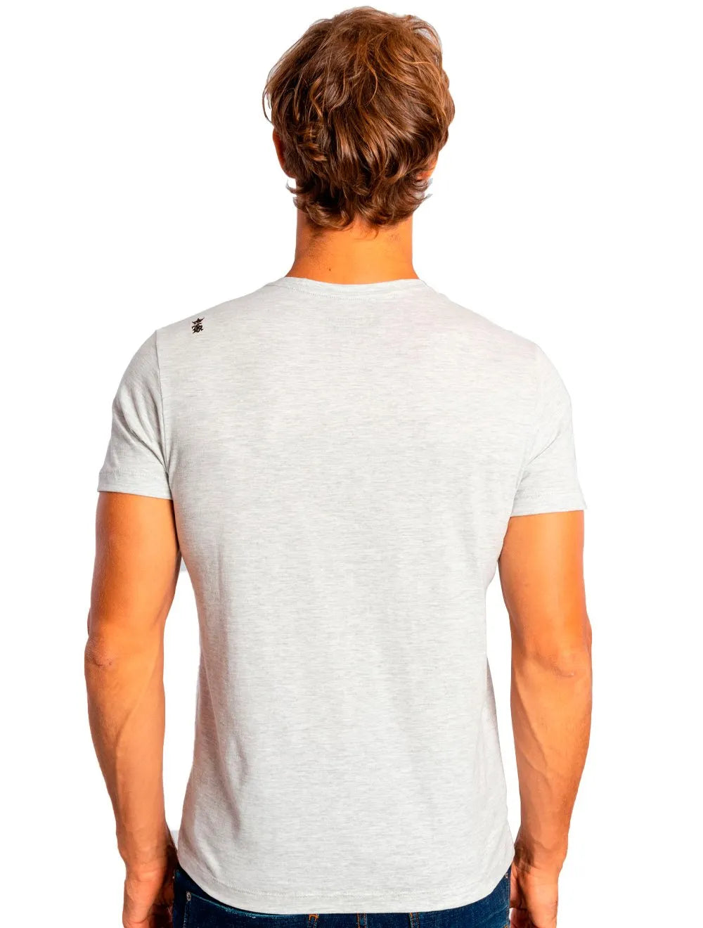 Camiseta Sergio K Back To Basics Bordeaux Logo Areia Mescla