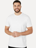Camiseta Guess Masculina Signature Logo Triangle Branca