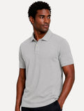 Polo Aramis Masculina Basic Piquet Mono Chumbo