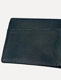 Carteira Calvin Klein Jeans Couro Under Logo Azul Marinho