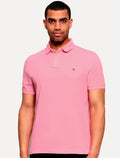 Polo Tommy Hilfiger Masculina Regular Piquet 1985 Pink Claro