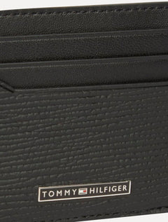 Carteira Tommy Hilfiger Porta Cartão Business Saffiano Preto