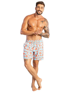 Short Sergio K Masculino D'Água Grapefruit Azul Claro