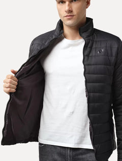 Jaqueta Ellus Masculina Bomber Nylon Light Down Preta