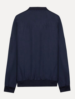 Jaqueta Ellus Masculina Nylon Padding Sport Bomber Azul Marinho