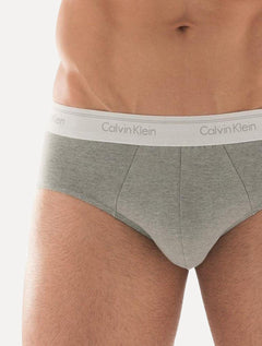 Cueca Calvin Klein Brief Cotton Stretch Classic C11.01 CZ05 Cinza Pack 2UN