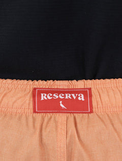 Short Reserva Masculino Beachwear Basico Textura Laranja
