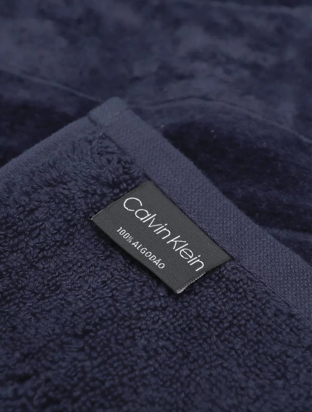 Toalha Calvin Klein Unicolor Azul Marinho