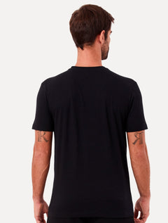 Camiseta Original Penguin Masculina Regular Logo Points Preta