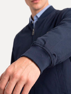 Jaqueta Ellus Masculina Tech Bomber Pin Point Azul Marinho