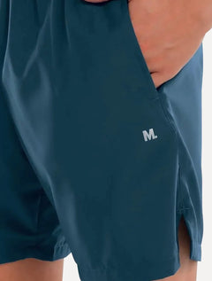 Short Mash Masculina Basico Recorte Fitness Azul Marinho