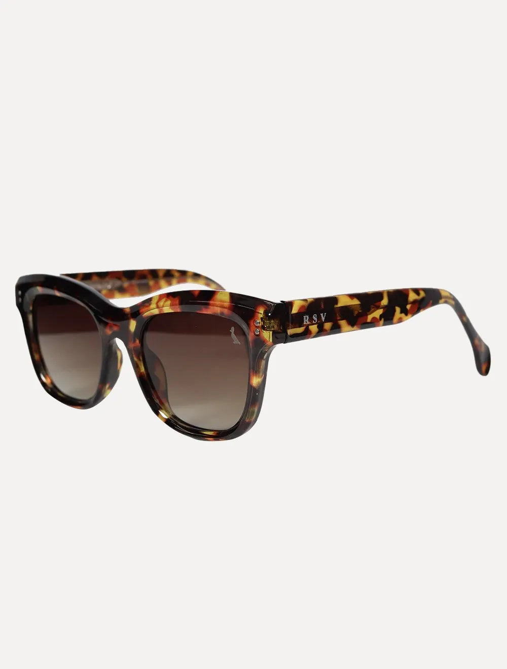 Óculos Reserva de Sol Masculino Square Print Tortoise