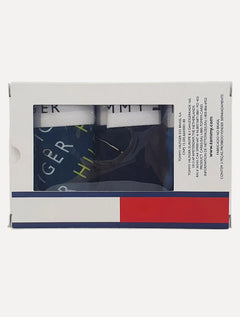 Kit Cuecas Tommy Hilfiger Cotton Stretch Trunk Repeat Colors Azul 3UN