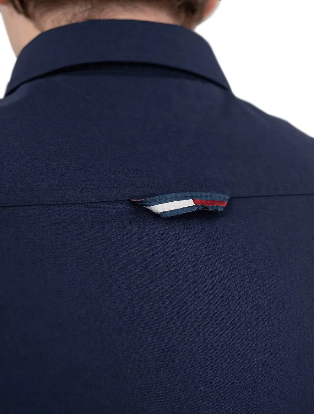 Camisa Tommy Jeans Masculina Slim Original Azul Marinho