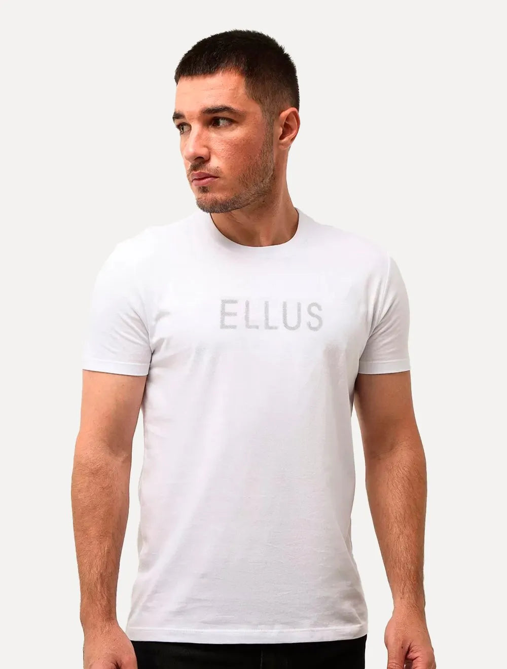 Camiseta Ellus Cotton Fine Dots Foils Classic Branca