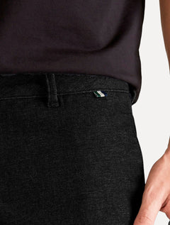 Bermuda Reserva Masculina Slim Casual Tito Preto Mescla