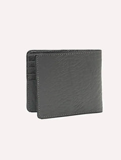 Carteira Calvin Klein Jeans Couro Basic Paquiderme Chumbo