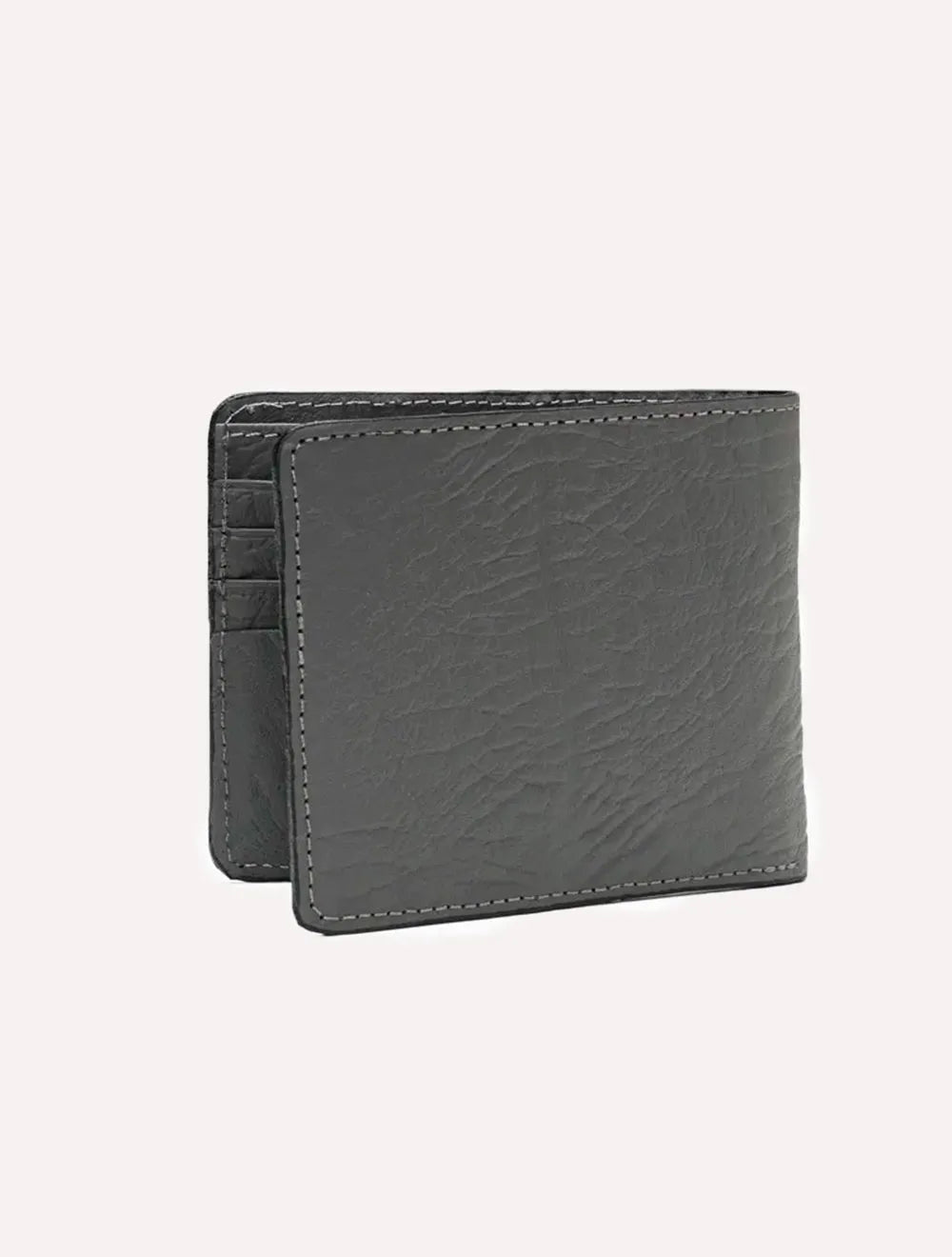 Carteira Calvin Klein Jeans Couro Basic Paquiderme Chumbo