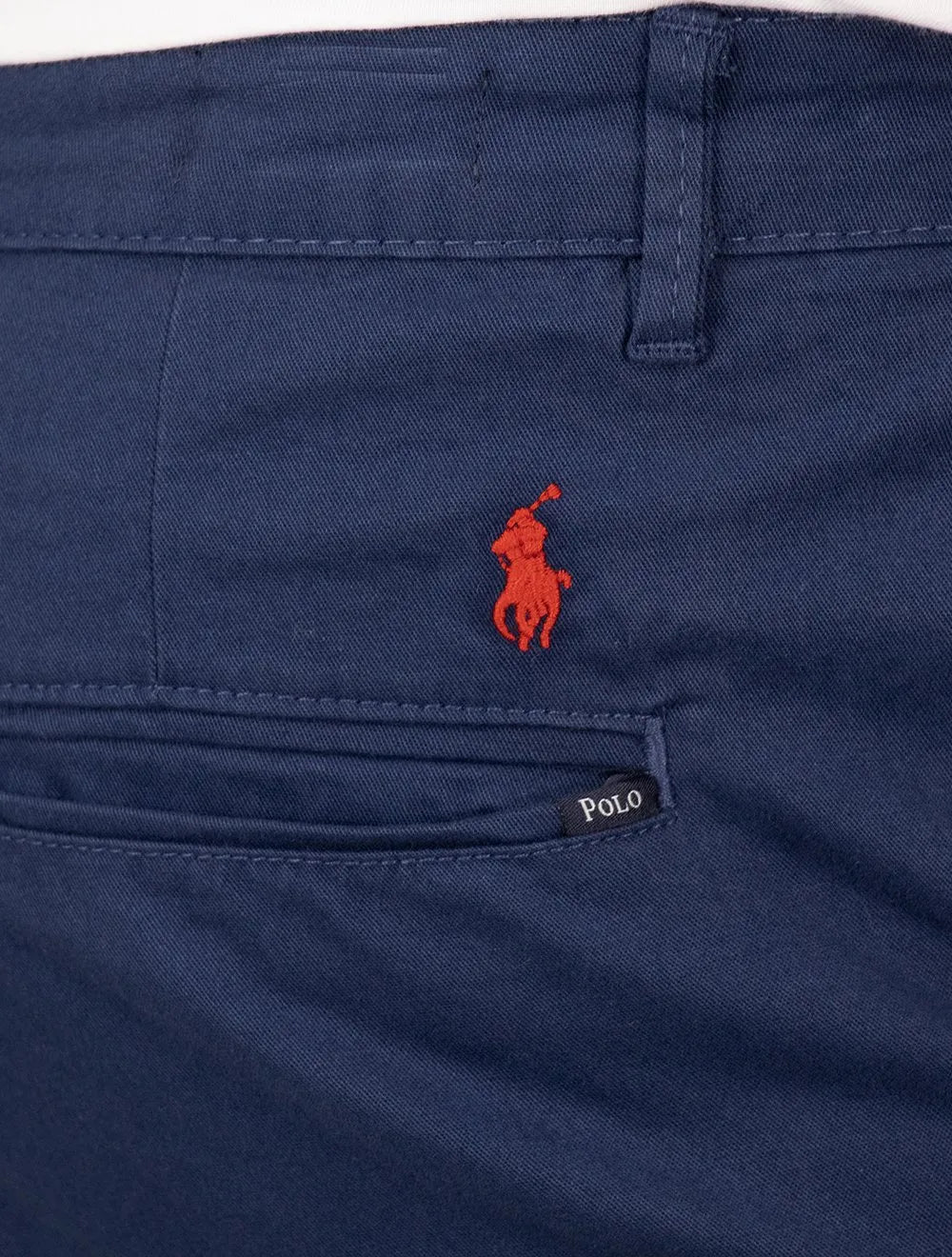 Bermuda Ralph Lauren Masculina Sarja Chino Azul Royal