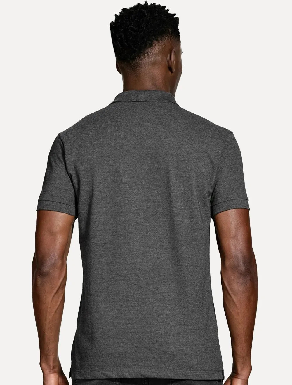 Polo Aramis Masculina Piquet Basic Mono Icon Grafite Mescla