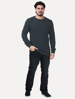 Suéter Dixen Masculino Tricot Nervura Ombro Azul Marinho