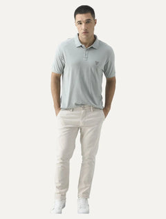 Polo Guess Masculina Piquet Cinza Médio