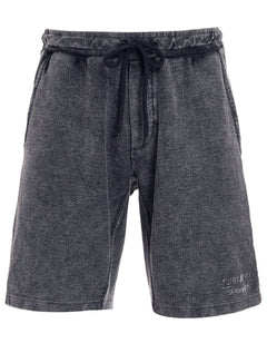 Bermuda John John Moletom Masculina Torino Preto Mescla
