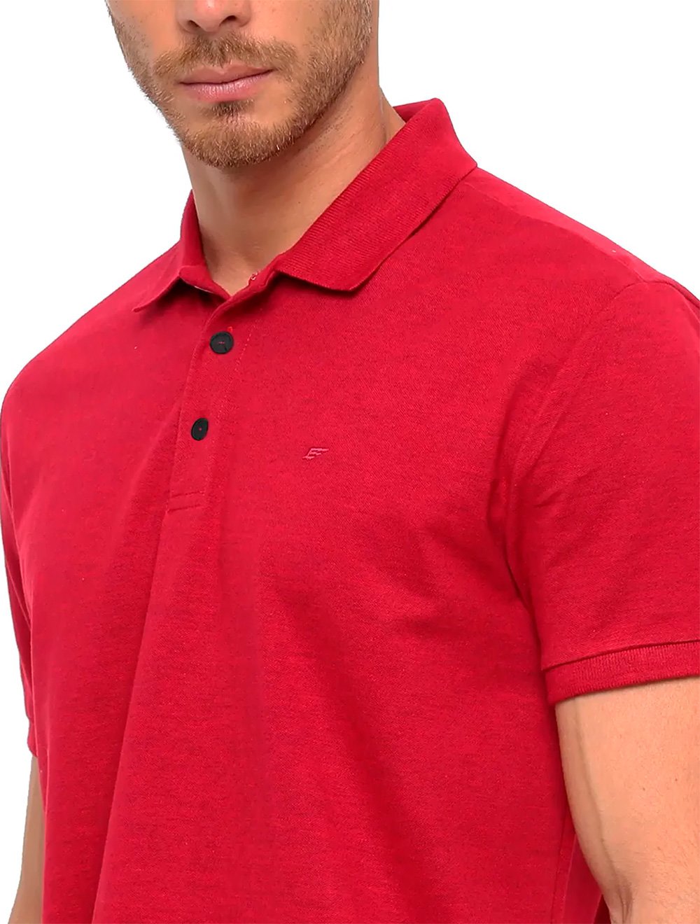 Polo Ellus Masculina Piquet Classic Vermelha