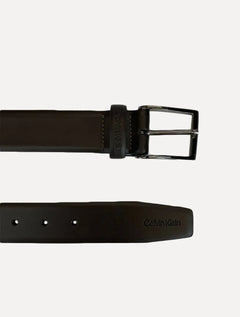 Cinto Calvin Klein Masculino CK Basic Onix Marrom Café