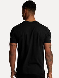 Camiseta King & Joe Masculina Botão Pima Touch Henley Preta