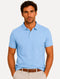 Polo Aramis Masculina Basic Piquet Mono Azul Pastel