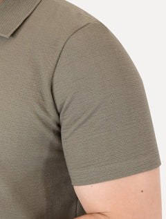 Polo Colcci Masculina Cotton Textured Marrom Médio