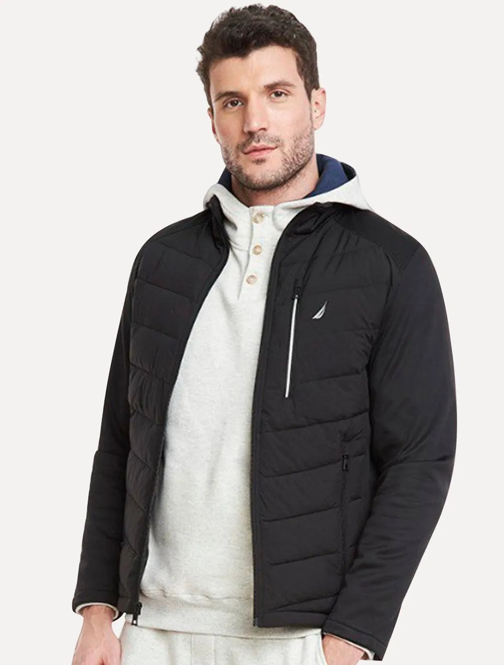 Jaqueta Nautica Masculina Active Stretch Pocket Sash Preta