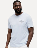 Camiseta Tommy Hilfiger Masculina Brand Love Signature Azul Claro