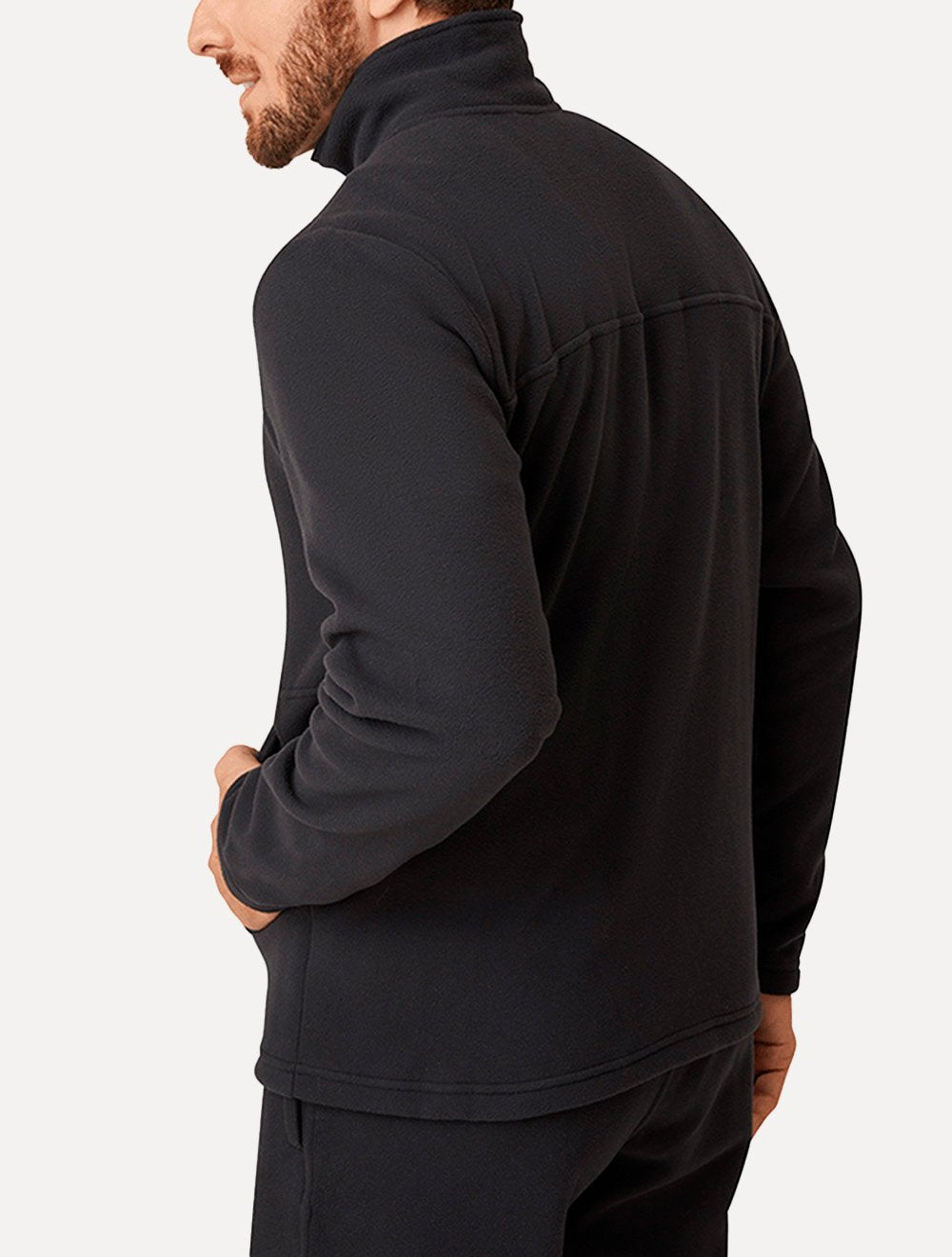 Blusa The North Face Masculina Fleece Glacier Full Zip TNF Preta