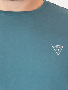 Camiseta Guess Masculina Light Icon Azul Turquesa