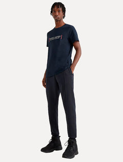 Camiseta Tommy Hilfiger Masculina Text Bar Corp Azul Marinho