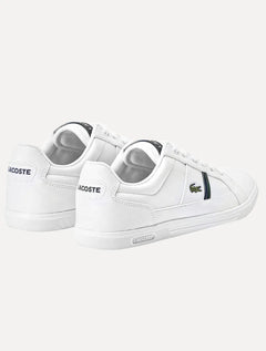Tênis Lacoste Masculino Europa Wht/DK Green Branco