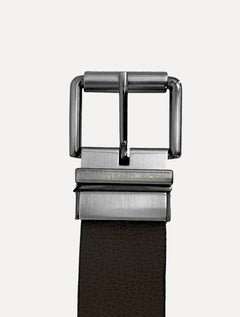 Cinto Calvin Klein Jeans Masculino Double Face Preto