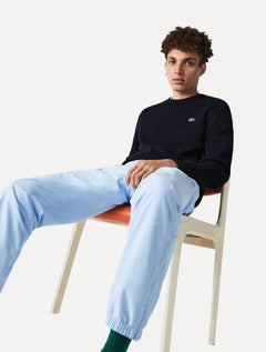 Suéter Lacoste Masculino Classic Fit Gola Redonda Logo Azul Marinho