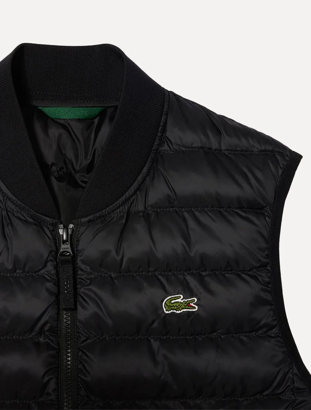 Colete Lacoste Masculino Puffer Water Repellent Vest Preta