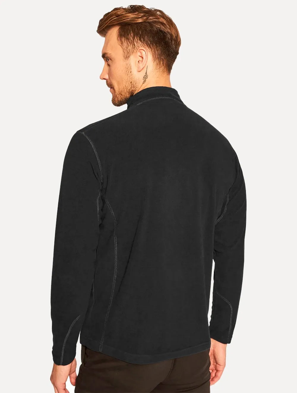 Blusa Columbia Masculina Klamath Range II Half Zip Preta