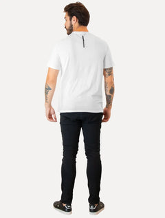 Camiseta Calvin Klein Jeans Masculina Sash Branca