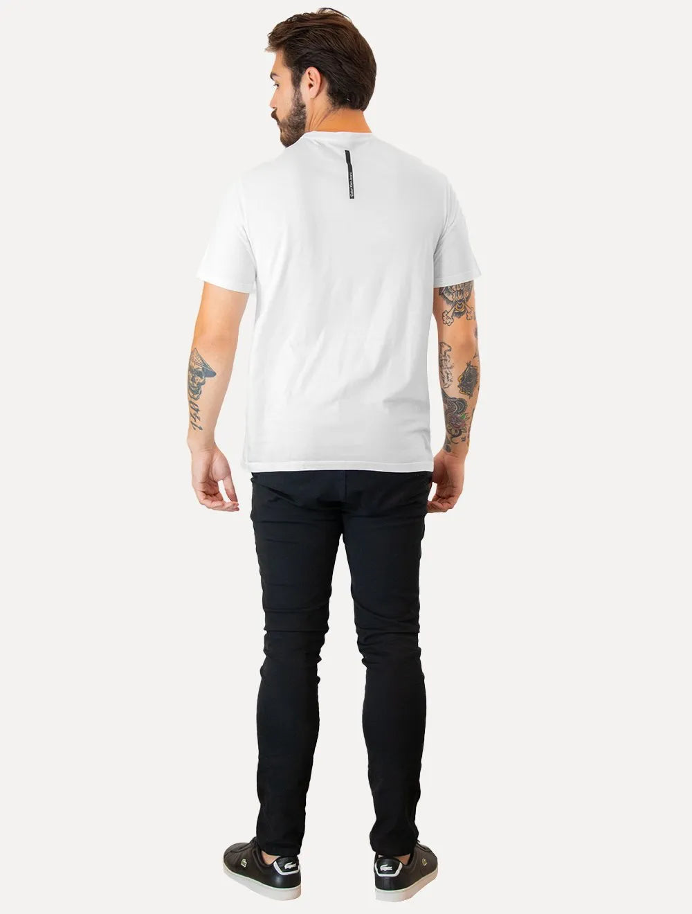 Camiseta Calvin Klein Jeans Masculina Sash Branca
