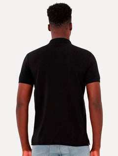 Polo Reserva Masculina Piquet Clássica Preta