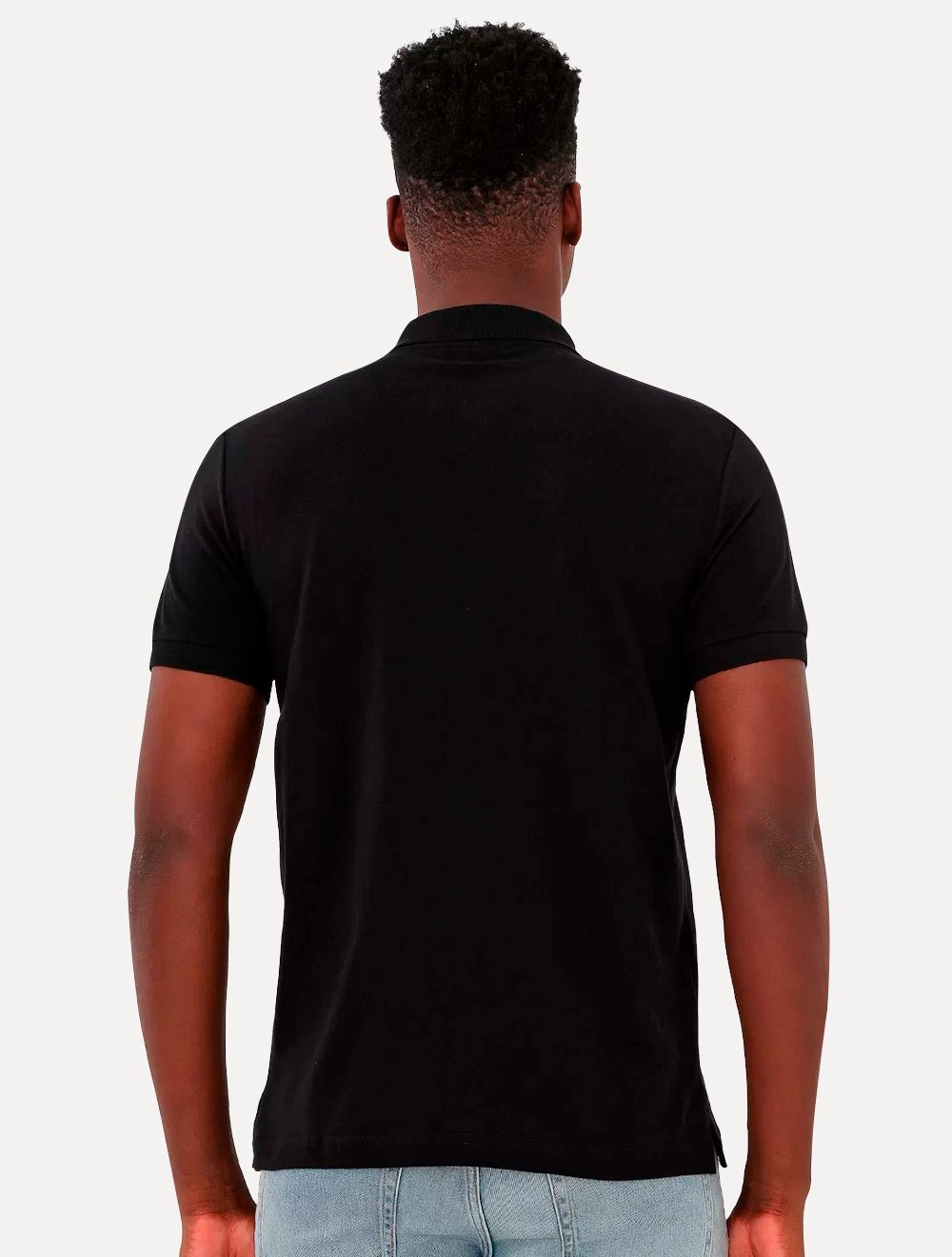 Polo Reserva Masculina Piquet Clássica Preta